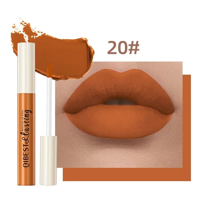 24-Color Matte Liquid Lipstick – Waterproof Velvet Lip Gloss Set