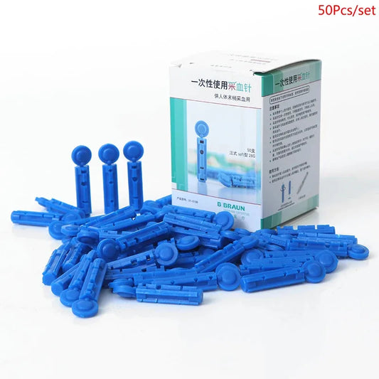 50-Pack 28G Soft Lancet Needles for Blood Glucose Diabetes Testing Lancet Needles Peaceful Pleasures Health and Wellness 28G