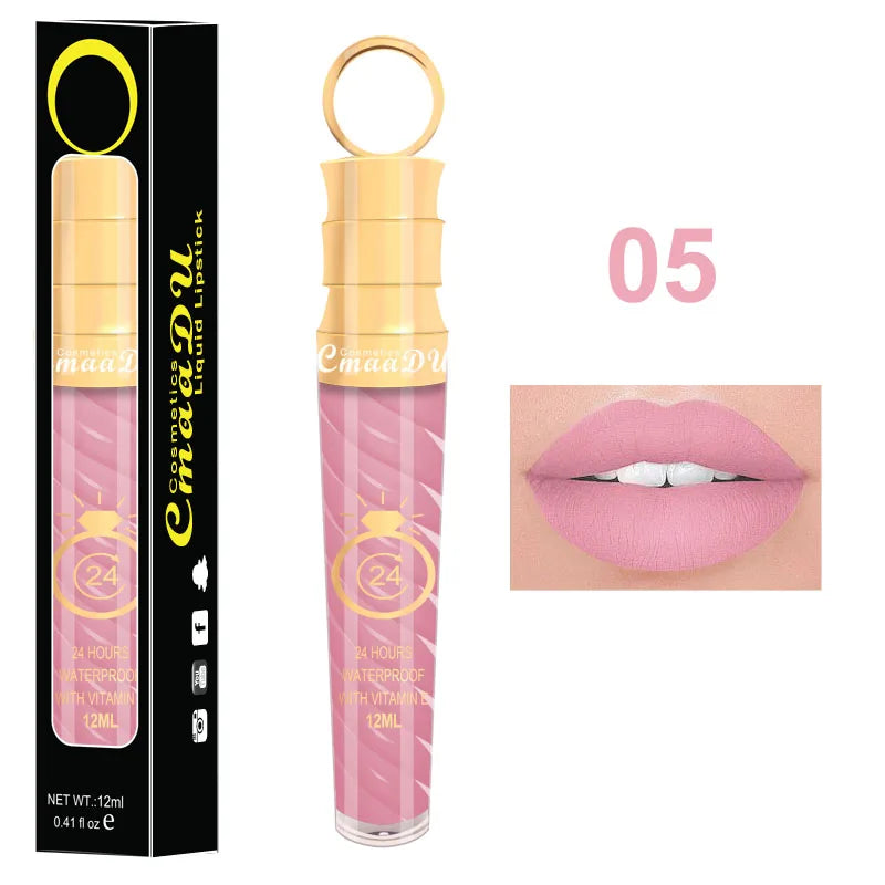 Cmaadu Matte Lip Gloss – Waterproof Long-Lasting Non-Stick