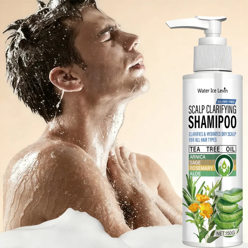Sulfate-Free Scalp Shampoo | Tea Tree & Arnica | All Hair Clarifying Shampoo Peaceful Pleasures Health and Wellness