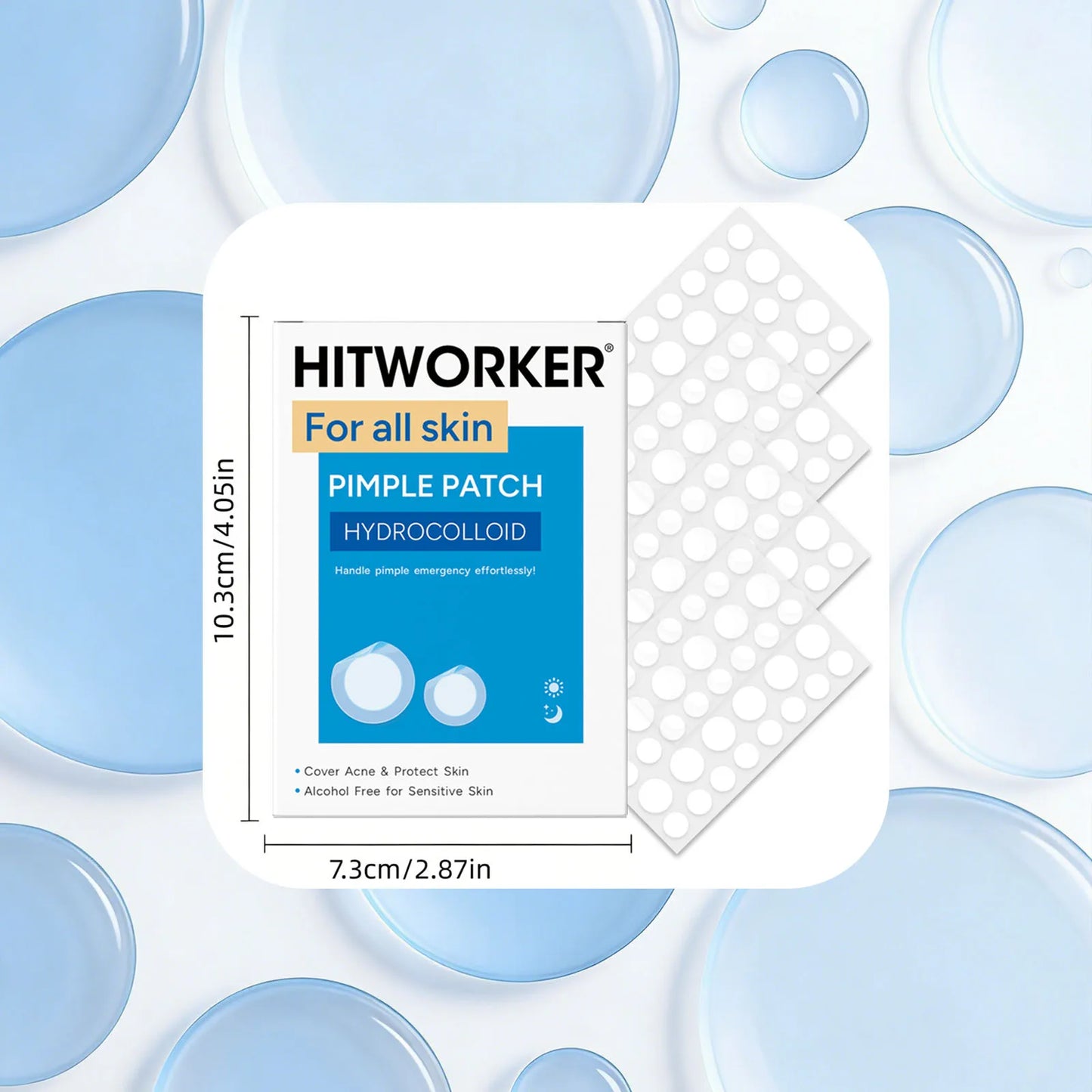 Hydrocolloid Acne Patches – Invisible, Waterproof | All Skin Types