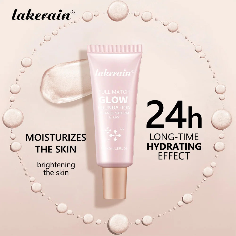 4colors Glow Foundation Liquid Natural Concealer For Long Duration Moisturizing Waterproof Contouring Highlights Makeup Products Peaceful Pleasures Health and Wellness