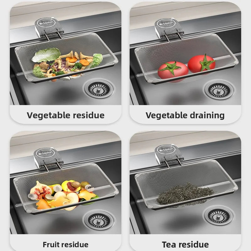 Disposable Leftover Food Rack with Sink Filter for Draining Water Simple Accessories Kitchen Sink Filter Leftovers Sink Filter Peaceful Pleasures Health and Wellness
