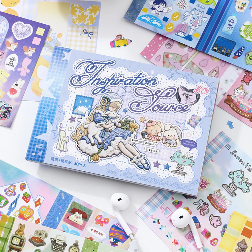 M5 Sticker Material Korean Ins Beauty DIY Handmade Book Stickers