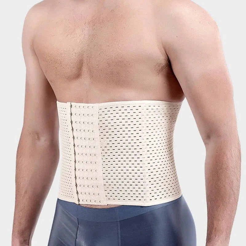 Men Slimming Body Shaper Waist Trainer Trimmer Belt Corset For Abdomen Belly Shapers Tummy Control Fitness Compression Shapewear Peaceful Pleasures Health and Wellness