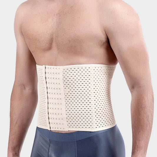 Men Slimming Body Shaper Waist Trainer Trimmer Belt Corset For Abdomen Belly Shapers Tummy Control Fitness Compression Shapewear Peaceful Pleasures Health and Wellness