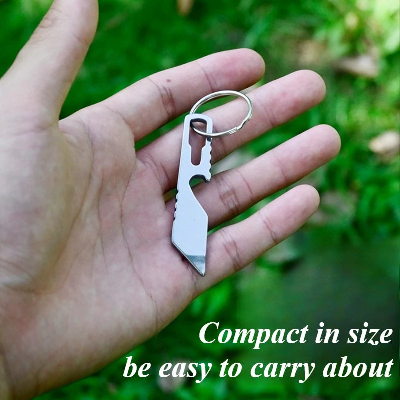 Multifunctional Pocket Tool & Bottle Opener | Outdoor EDC Pocket Multi-Tool Peaceful Pleasures Health and Wellness