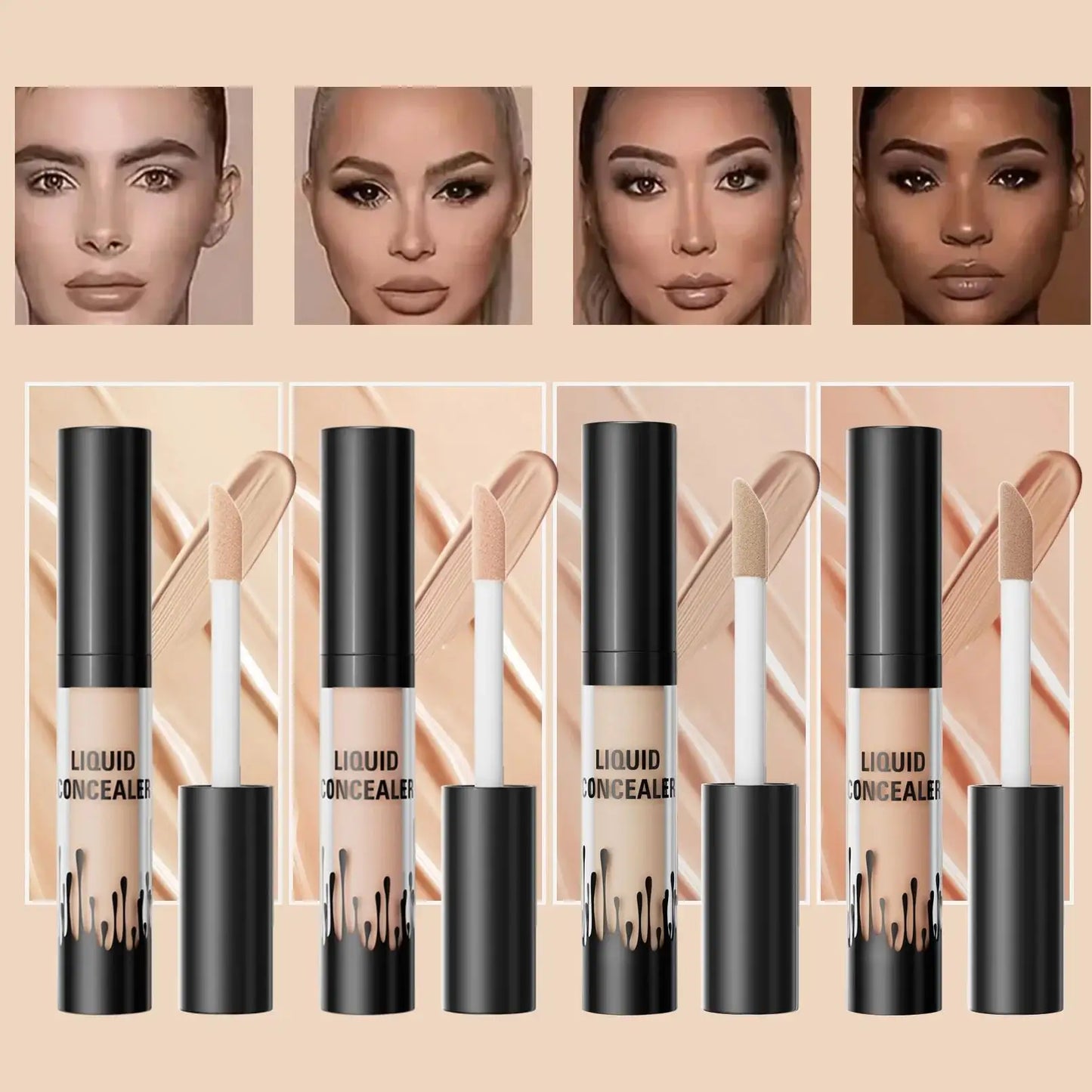 Hello Kiss Full Coverage Waterproof Concealer – All Skin Types