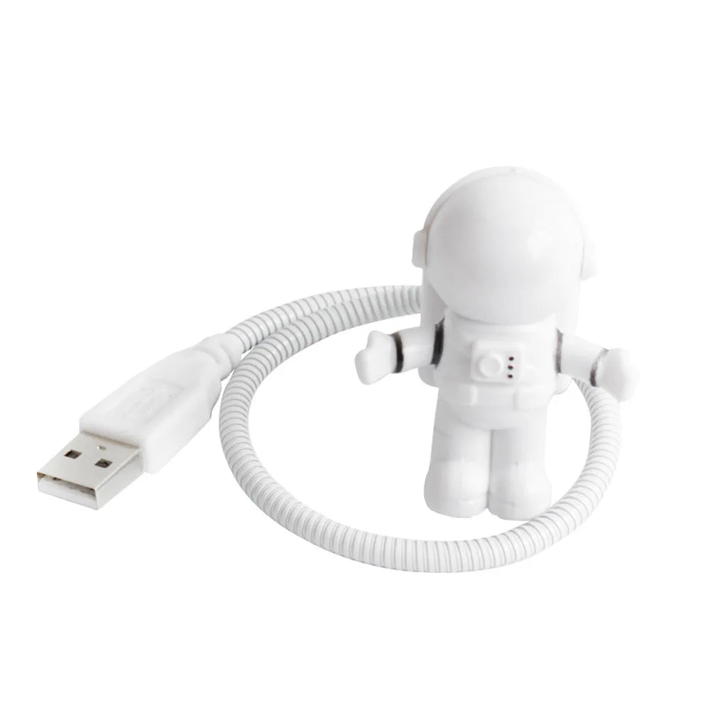 Astronaut USB Night Light Sound Sensor LED Lamp – Set of 2