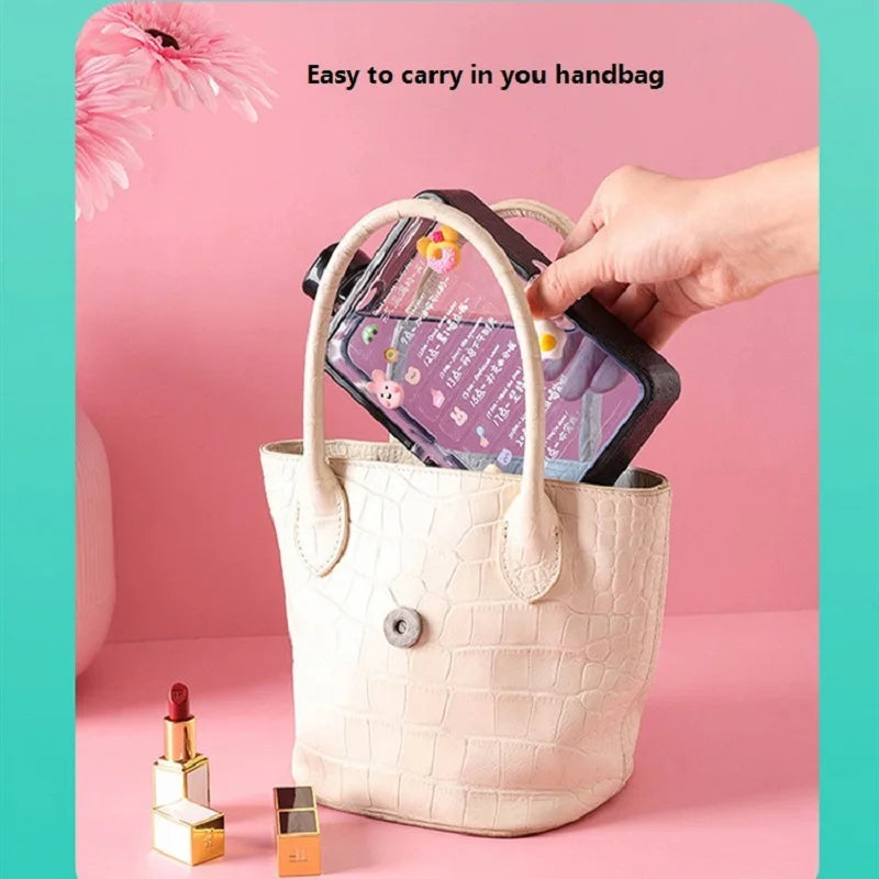 Plastic Flat Bottle for Water Portable Fit in Handbag Free BPA Easy Carry Transparent Bottle DIY Flask Easy to Carry Free Ship Peaceful Pleasures Health and Wellness