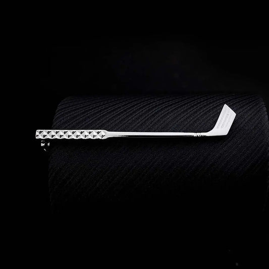 Silver Metal Tie Clip for Men – Key & Glasses Shape Novelty Pin Men's Tie Clip Oasis Select 101