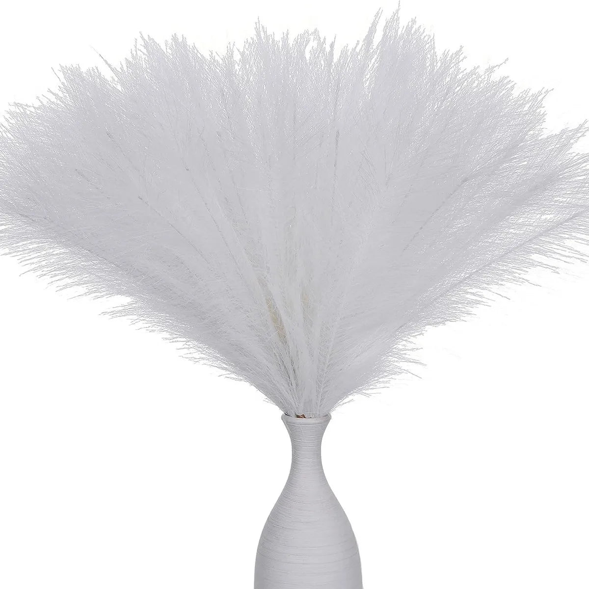Artificial Pampas Grass Reed Stems 5/10 Pcs – Boho Home Decor