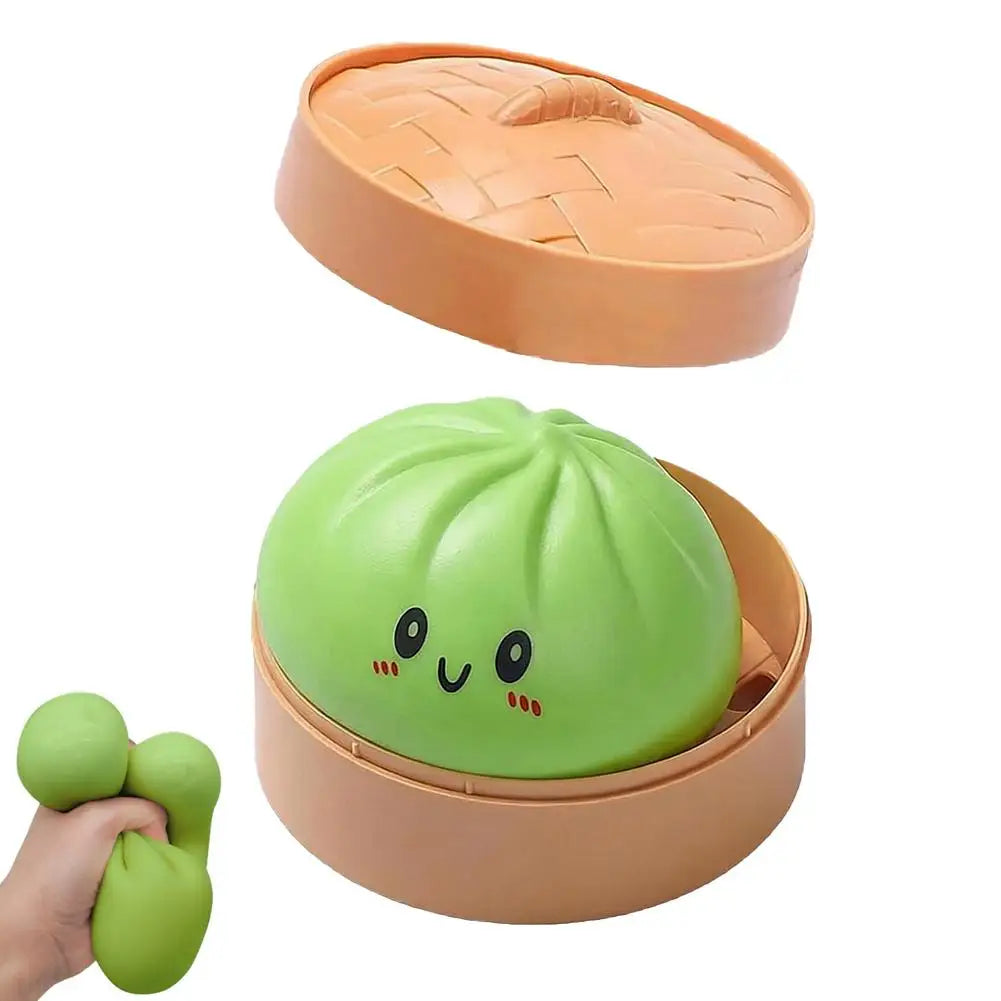 Colorful Dumpling Stress Balls – Squishy Sensory Decompression Toy