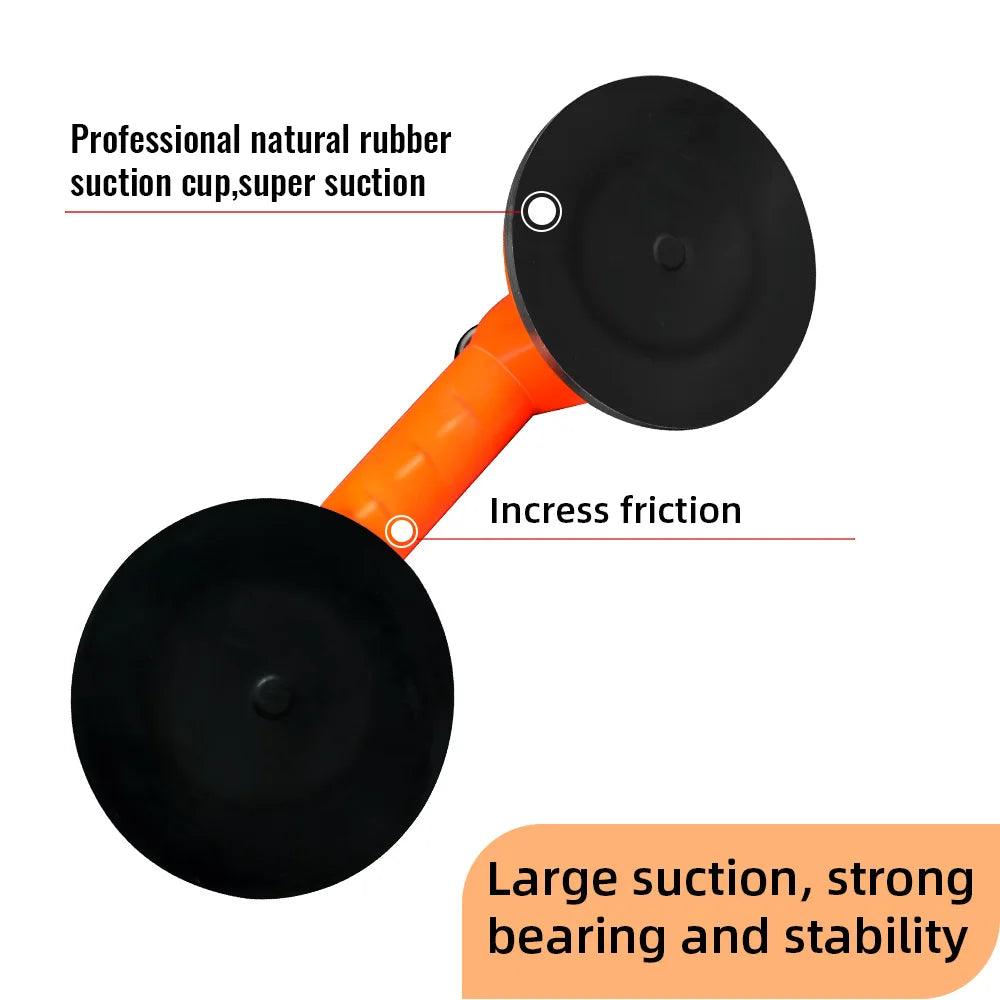 Glass Lifting Suction Cups Heavy Duty Vacuum ABS Handle Holder for Lift Floor Tile Auto Car Windshield Repair Hand Tools Peaceful Pleasures Health and Wellness