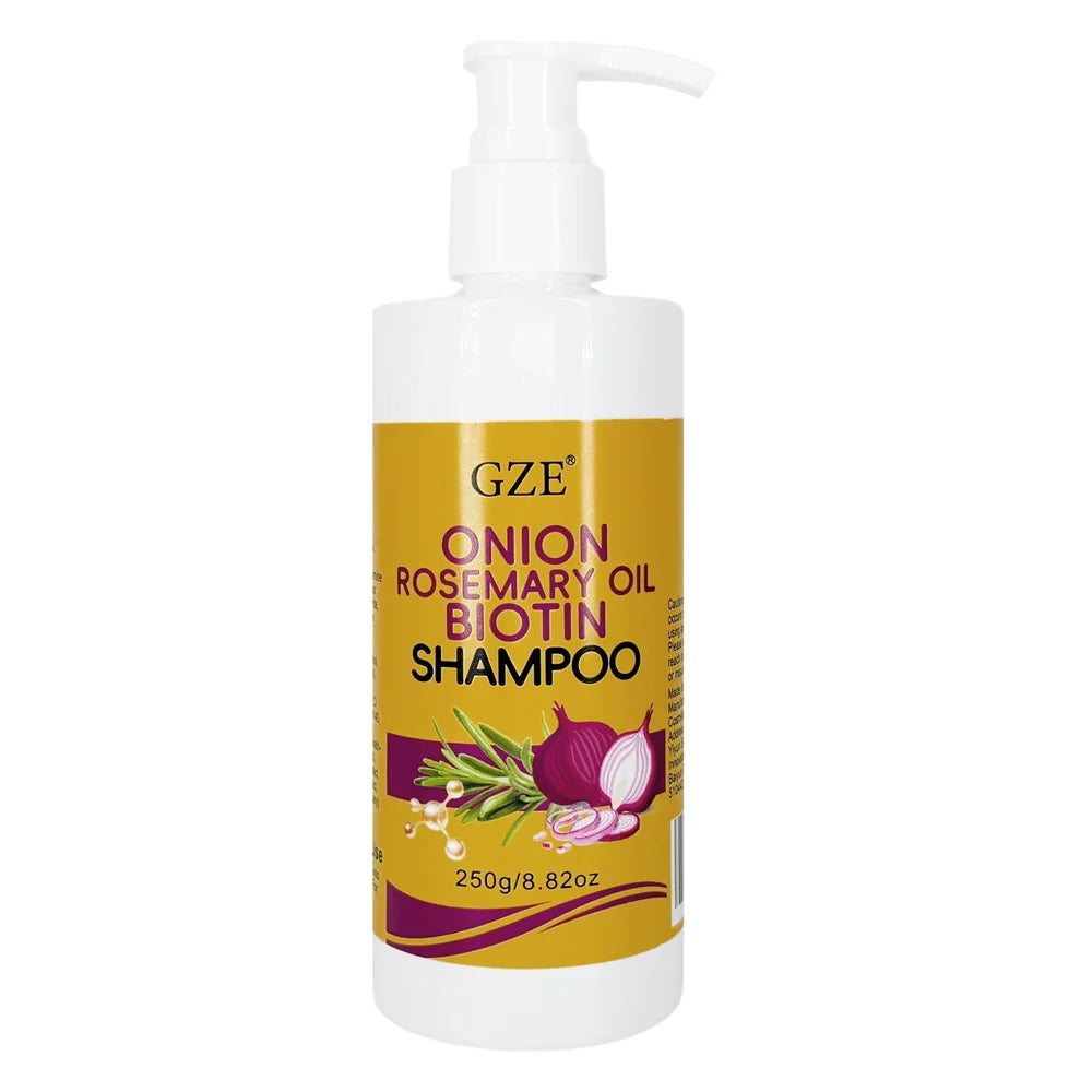 GZE Onion & Biotin Shampoo with Rosemary Oil | All Hair Types