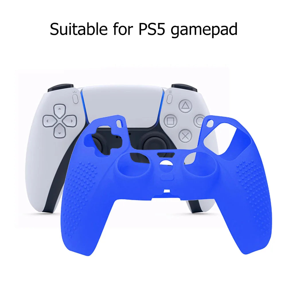Case for DualSense Non Slip Soft Silicone Protection Cover for PS5 Controller Protective Cover for PlayStation 5 Silicone Case Peaceful Pleasures Health and Wellness