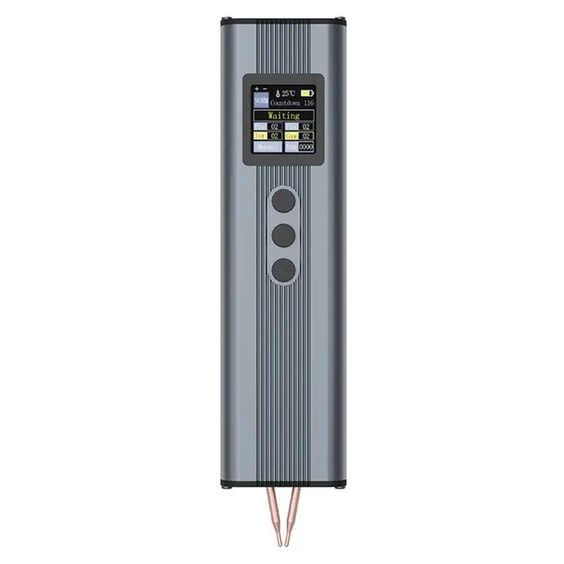 A36T-11 Gears Adjustable Portable Digital Display Spot Welder With Dual Pulse For 18650 Battery Nickel Strip Welding Peaceful Pleasures Health and Wellness Space Gray