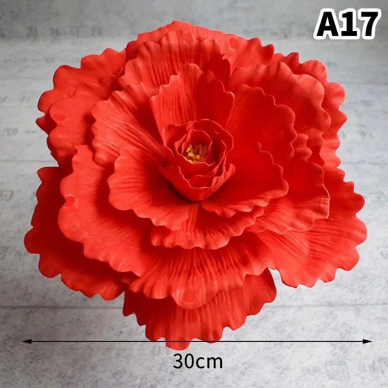 PE Foam Simulation Rose Flower Heads | Wedding & Party Decor