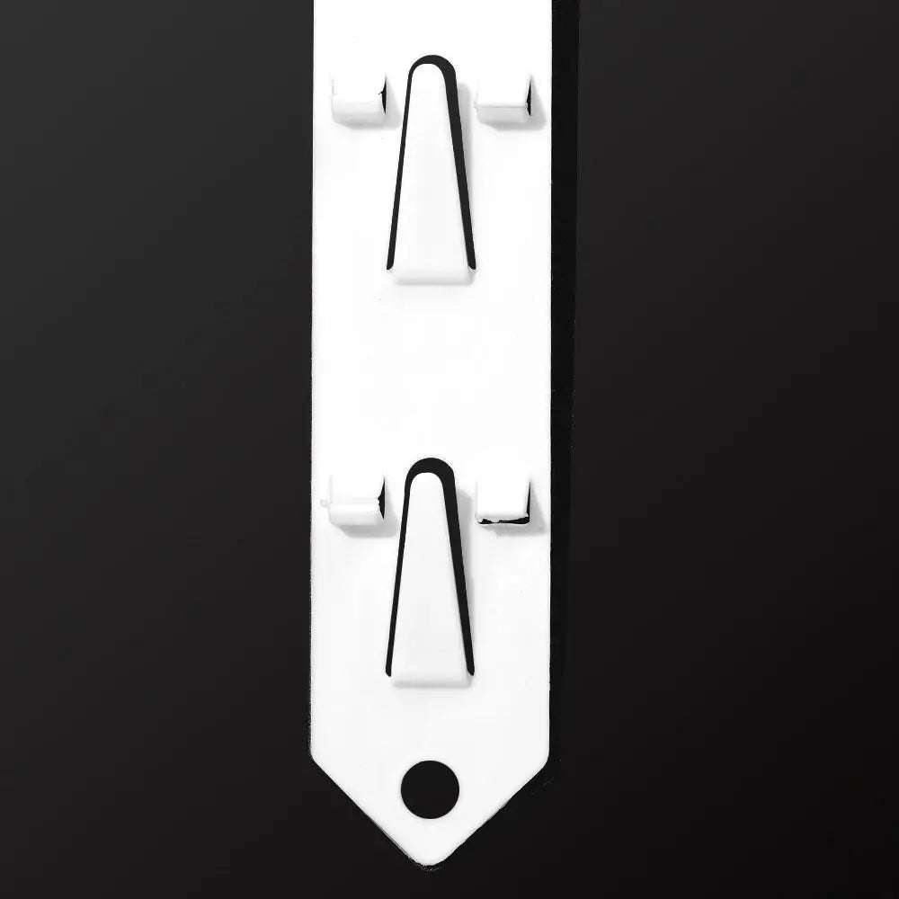 4-Pack Clip Strips with 12 Hooks & Label Header | Retail Display