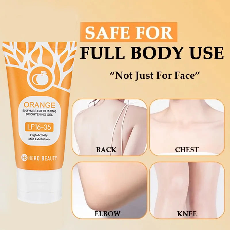 VERONNI Orange Exfoliating Gel 50g | Deep Pore Cleansing