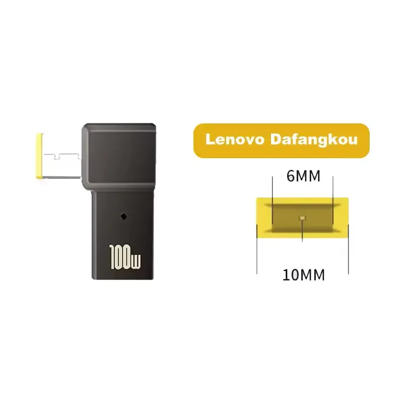 100W USB-C to DC Laptop Charger Adapter – Dell HP Asus Lenovo Peaceful Pleasures Health and Wellness Lenovo Fangkou