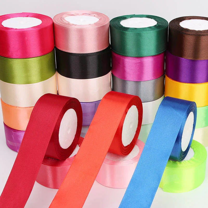 4cm Satin Ribbon Roll 25 Yards – Bows, Gifts & DIY Crafts