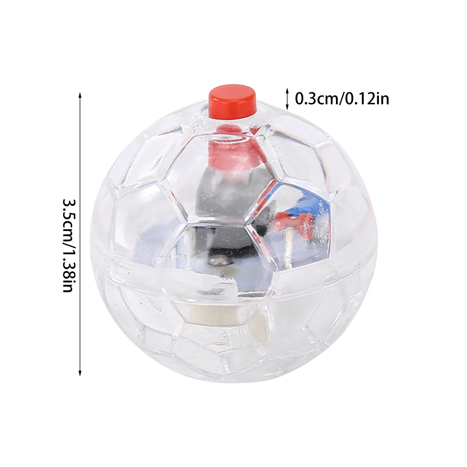 3Pcs Cat Motion Light Up Interactive Flash Ball Ghost Small Battery Powered Paranormal Equipment Portable LED Gift Pet Toys Peaceful Pleasures Health and Wellness