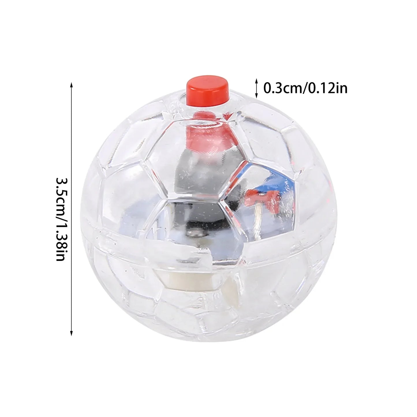 3-Pack LED Motion Activated Light-Up Cat Ball Interactive Toy