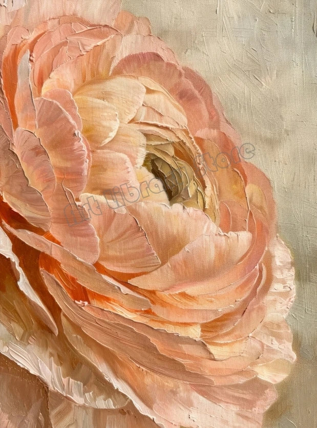 Vintage Flower Magnolia Peony Tulips Fresh Plant Painting on Canvas Poster and Print Minimalist Wall Art Pictures Home Decor Peaceful Pleasures Health and Wellness