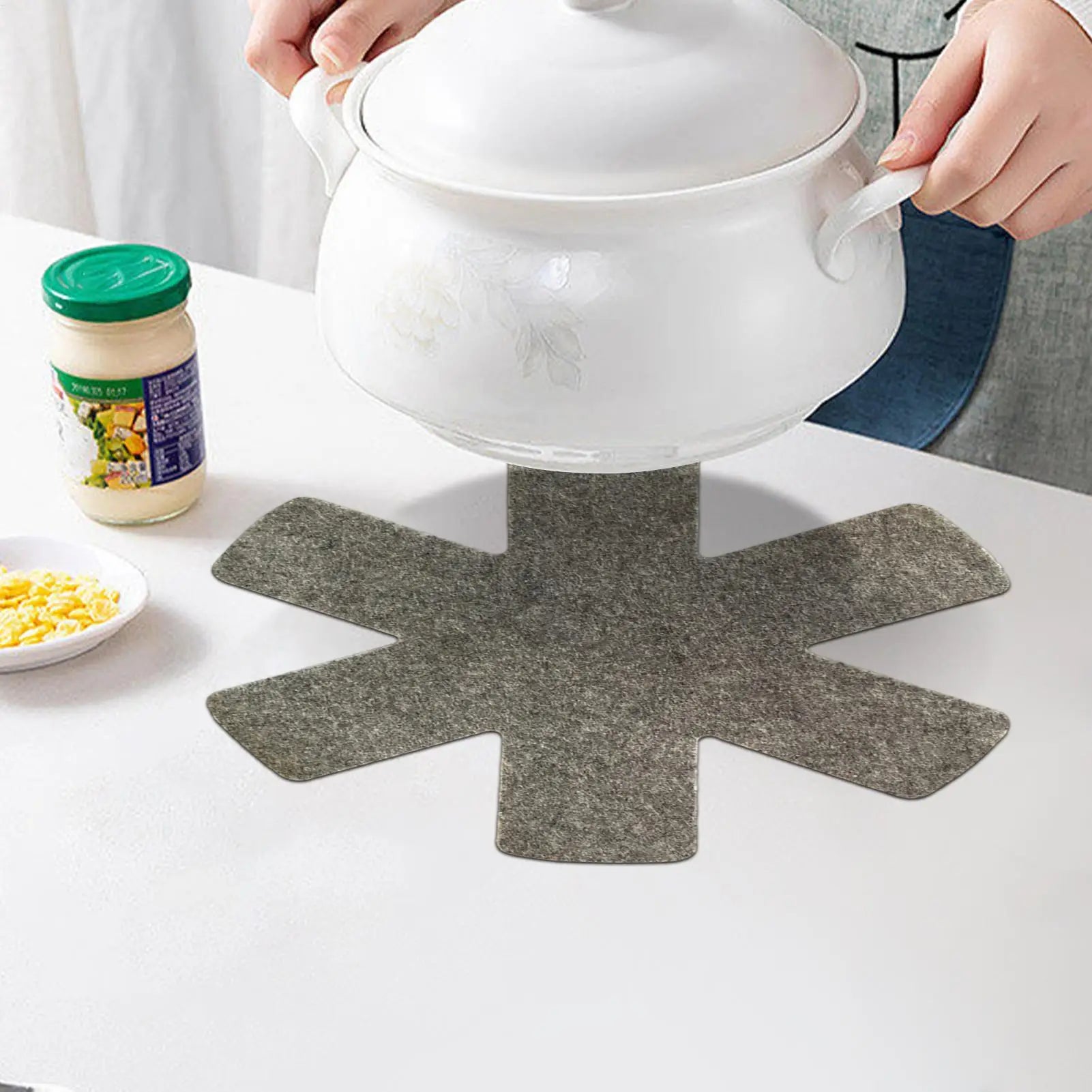 Pot and Pan Protectors Pot Dividers Pad Non-woven Pans Separator Pads for Protecting Separators Pads Cookware Peaceful Pleasures Health and Wellness