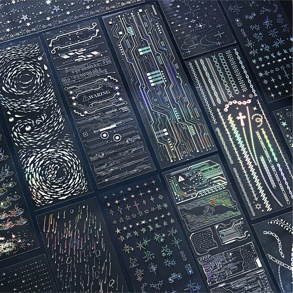 PET Sticker Element Series Versatile Pattern Material Manual Account