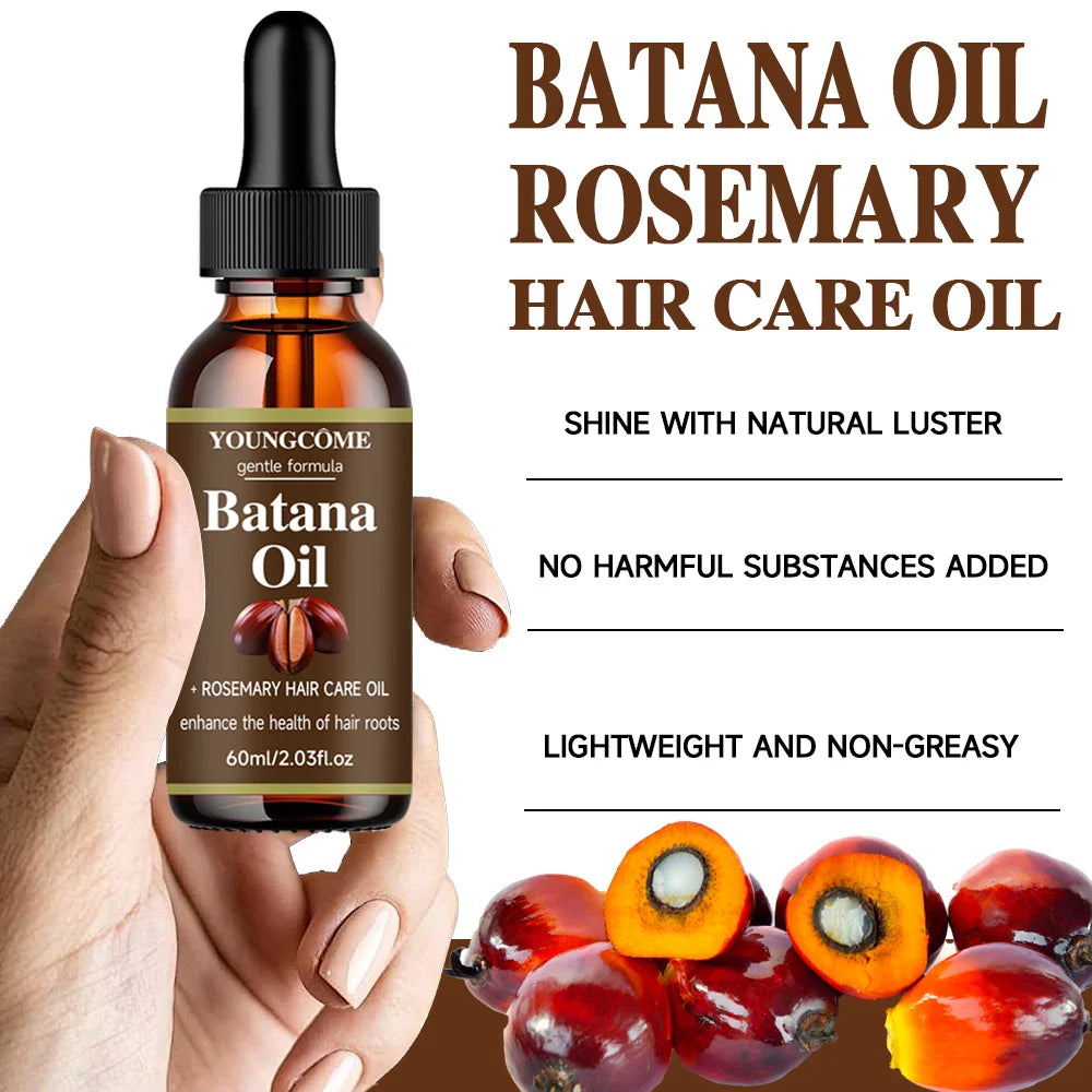 Batana Rosemary Mint Scalp Oil with Biotin | 40ml/60ml