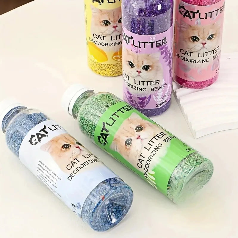 Cat Litter Deodorizing Beads – Litter Box Odor Eliminator Litter Box Deodorizer Peaceful Pleasures Health and Wellness