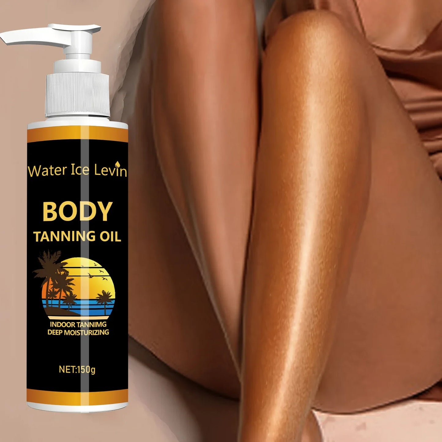 Body Tanning Oil with Coconut Oil – Deep Hydration & Sunless Tan