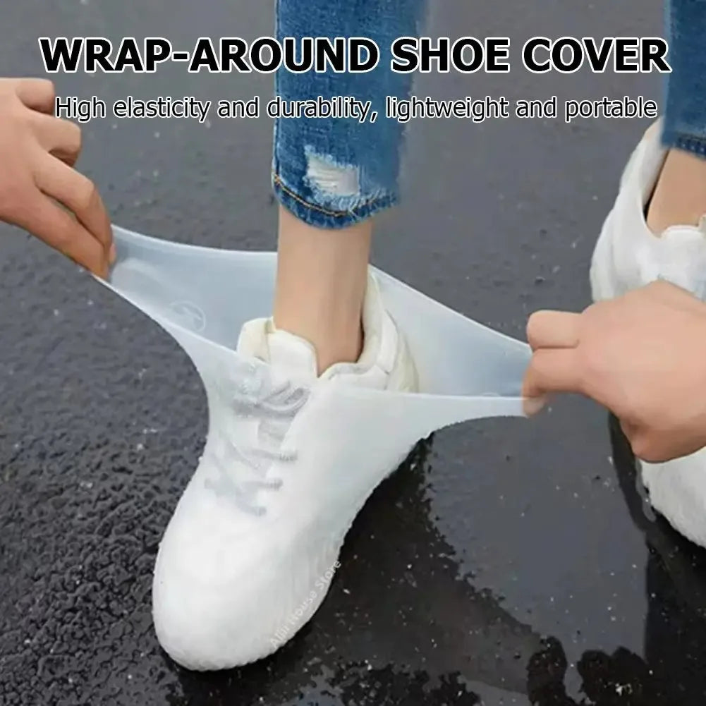 Waterproof Rain Shoe Covers – Non-Slip Rubber Overshoes 1 Pair