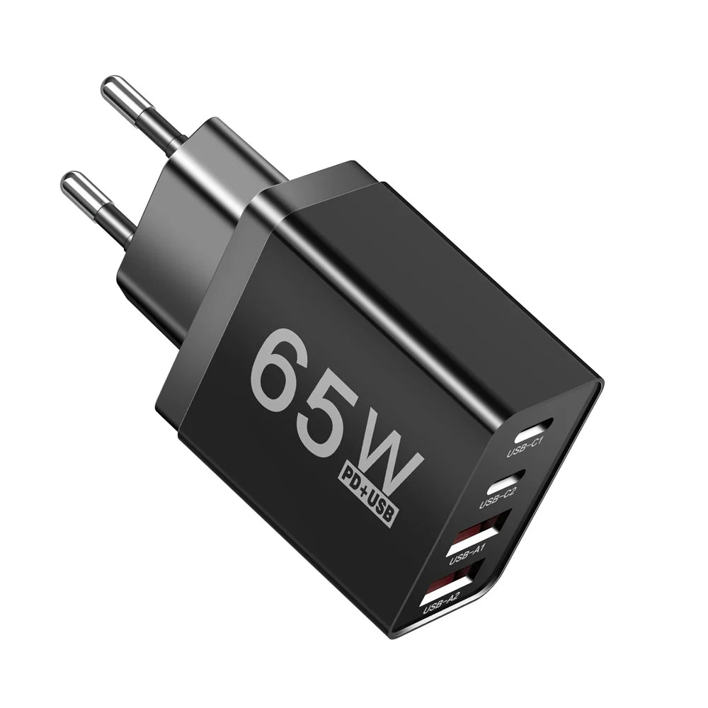 65W USB-C Fast Charger AU Plug – iPhone Samsung Xiaomi