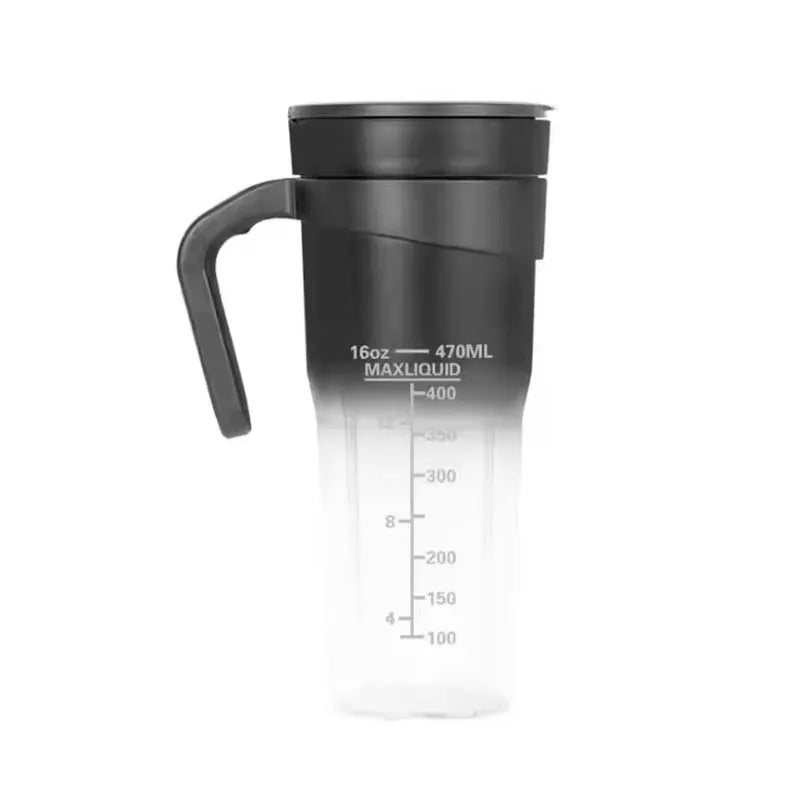 Portable Hand Blender with 6 Blades, Variable Speed Control Immersion Mixer for Smoothies & Juices, Home Kitchen Use Peaceful Pleasures Health and Wellness black