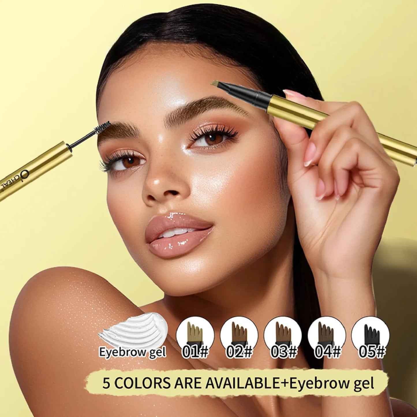 O'CHEAL 3D Feathery Brow Gel & Pencil Set – Waterproof