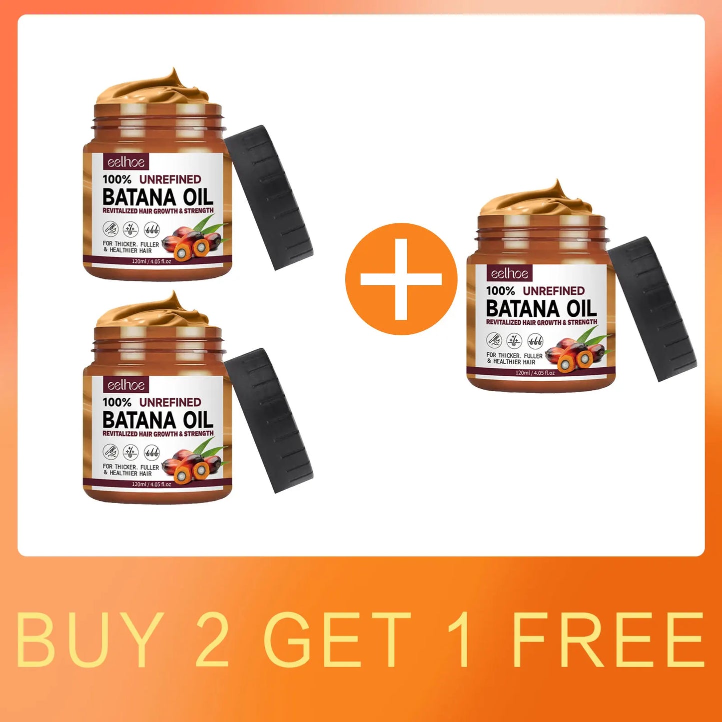 EELHOE Batana Oil Shampoo & Conditioner Set – Frizz Control