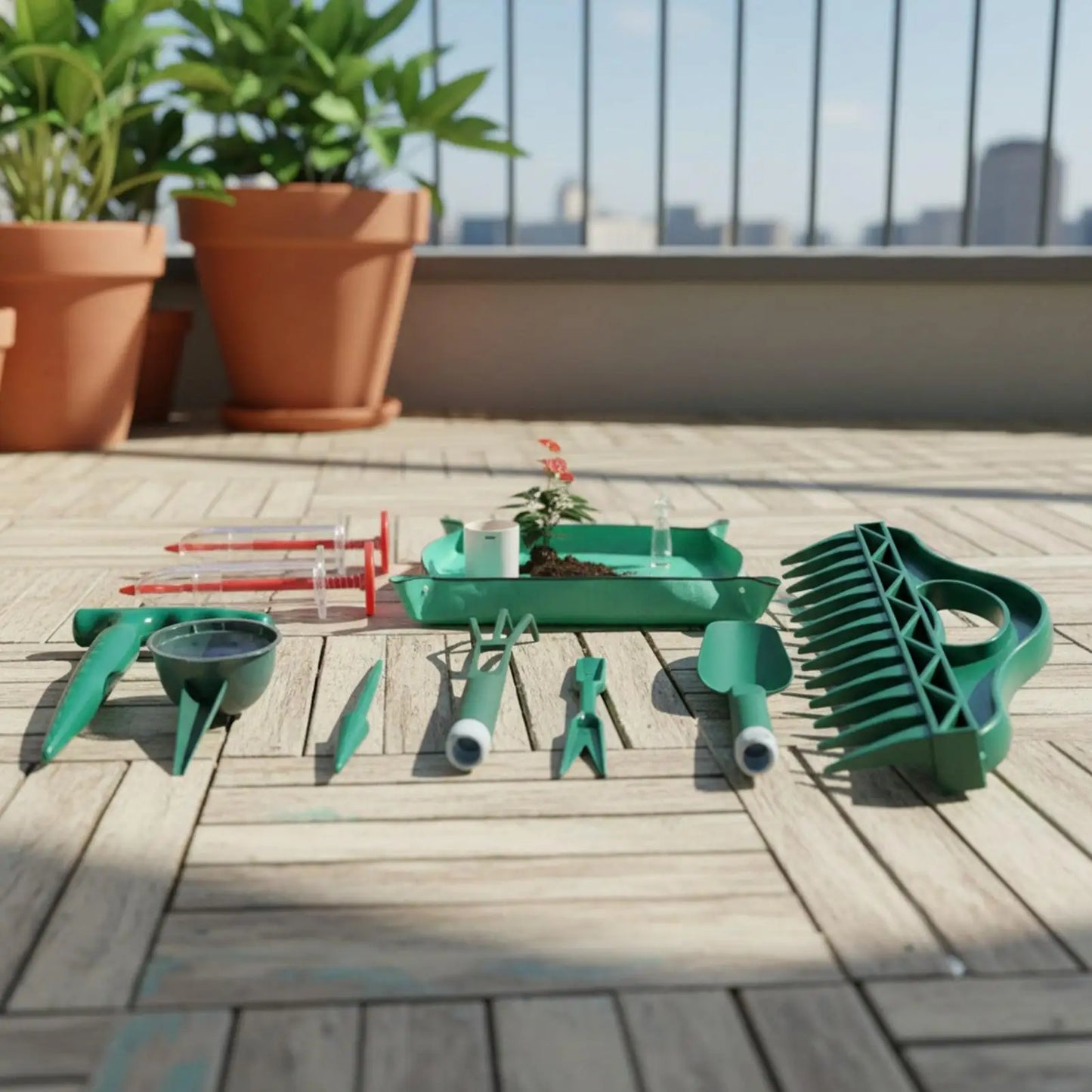 10pcs/set Garden Hand Tools Sowing Dispenser Set Plant Repotting Mat for Planting Seedling Vegetable Tomato Pepper Flower Lawn Peaceful Pleasures Health and Wellness China Mainland