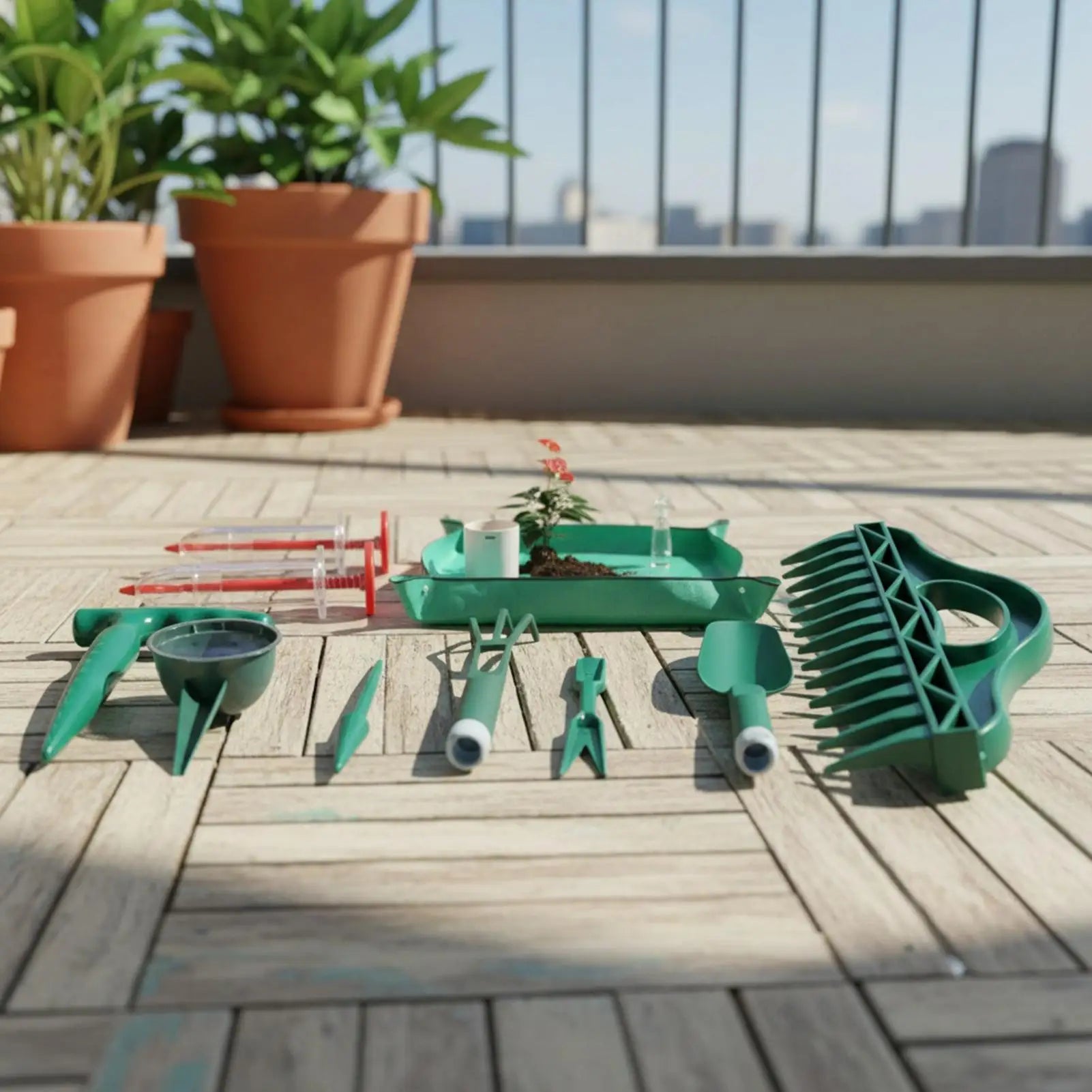 10pcs/set Garden Hand Tools Sowing Dispenser Set Plant Repotting Mat for Planting Seedling Vegetable Tomato Pepper Flower Lawn Peaceful Pleasures Health and Wellness China Mainland