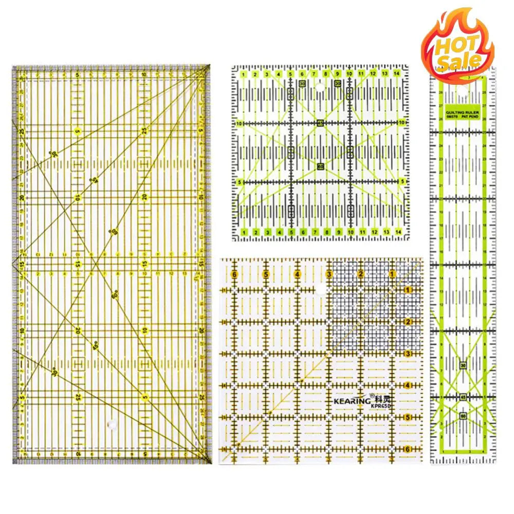 Acrylic Patchwork Ruler – Sewing, Quilting & Drawing Tool