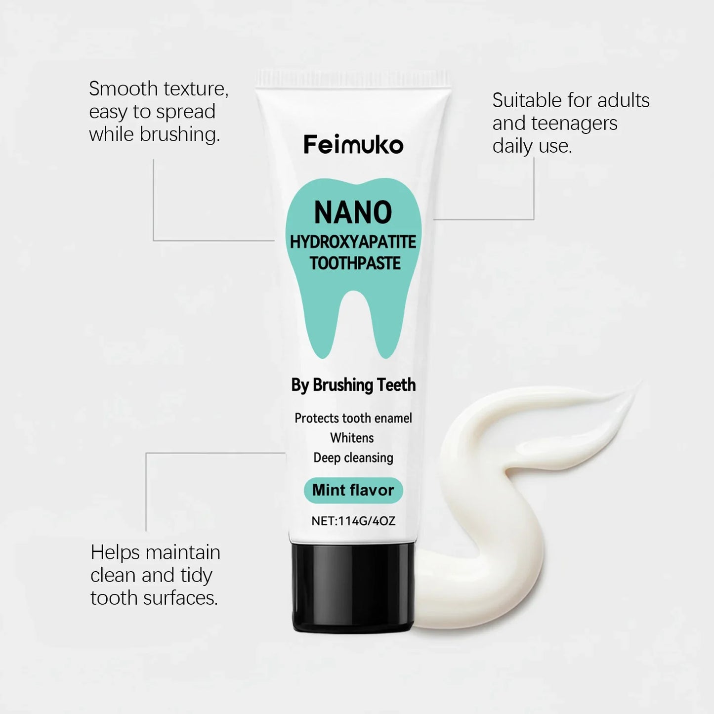 Mint Toothpaste – Gentle Daily Formula for Fresh Breath