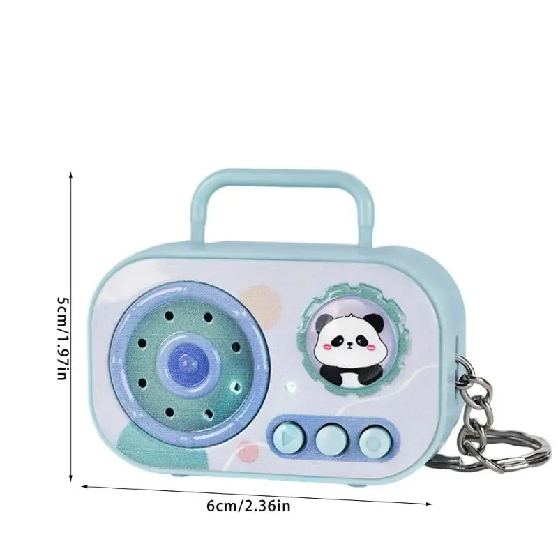 Mini Cassette Tape Keychain Retro Novelty Gift – 2pcs