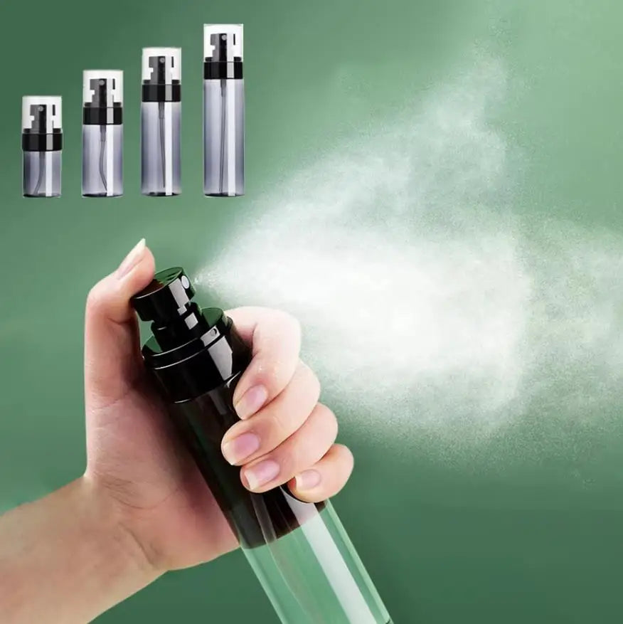 Ultrafine Mist Spray Bottle Refillable Travel Size for Skincare Alcohol Cleaning Face Portable Trigger Sprayer Empty Bottle Peaceful Pleasures Health and Wellness