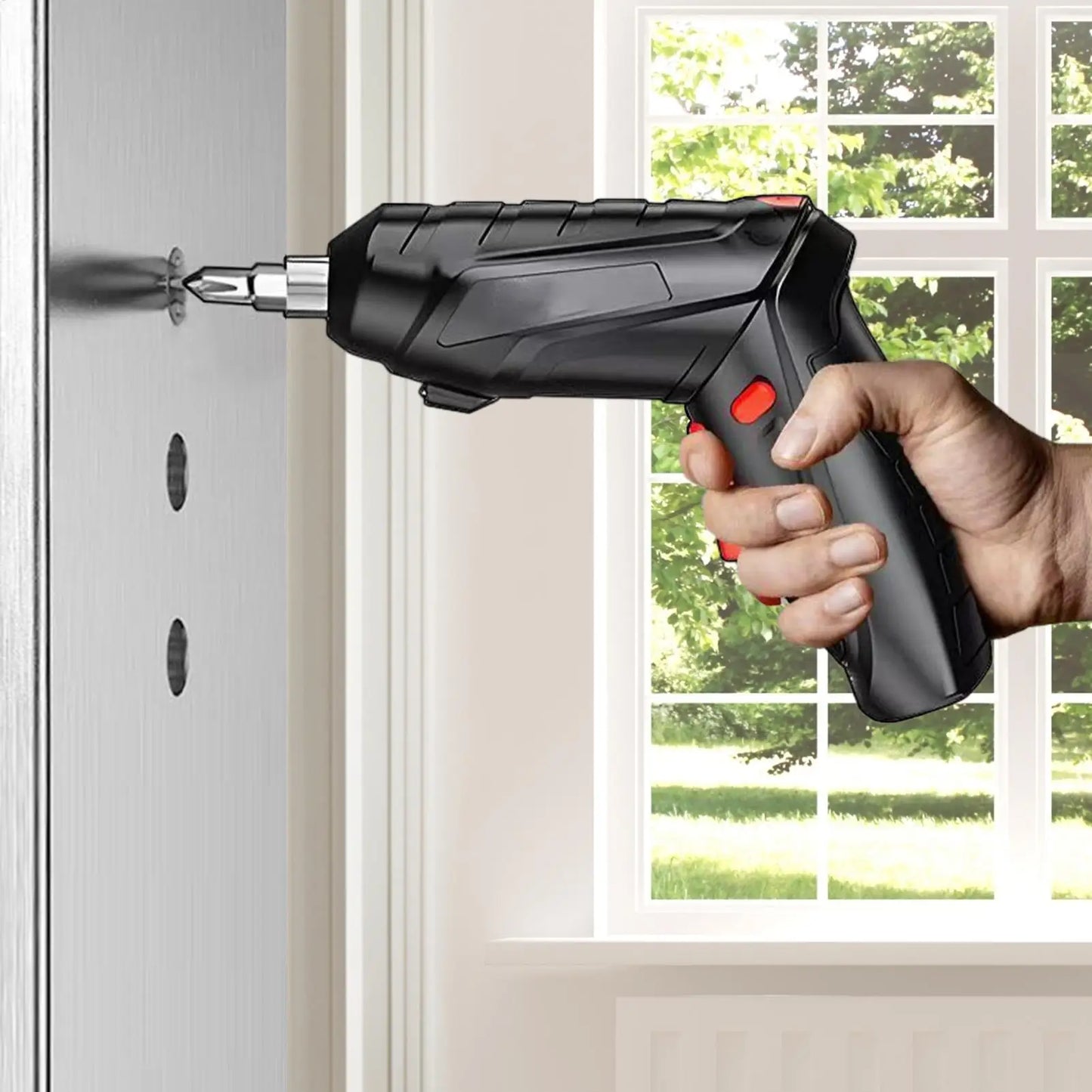 Rechargeable Cordless Screwdriver | Quiet Anti-Slip Grip