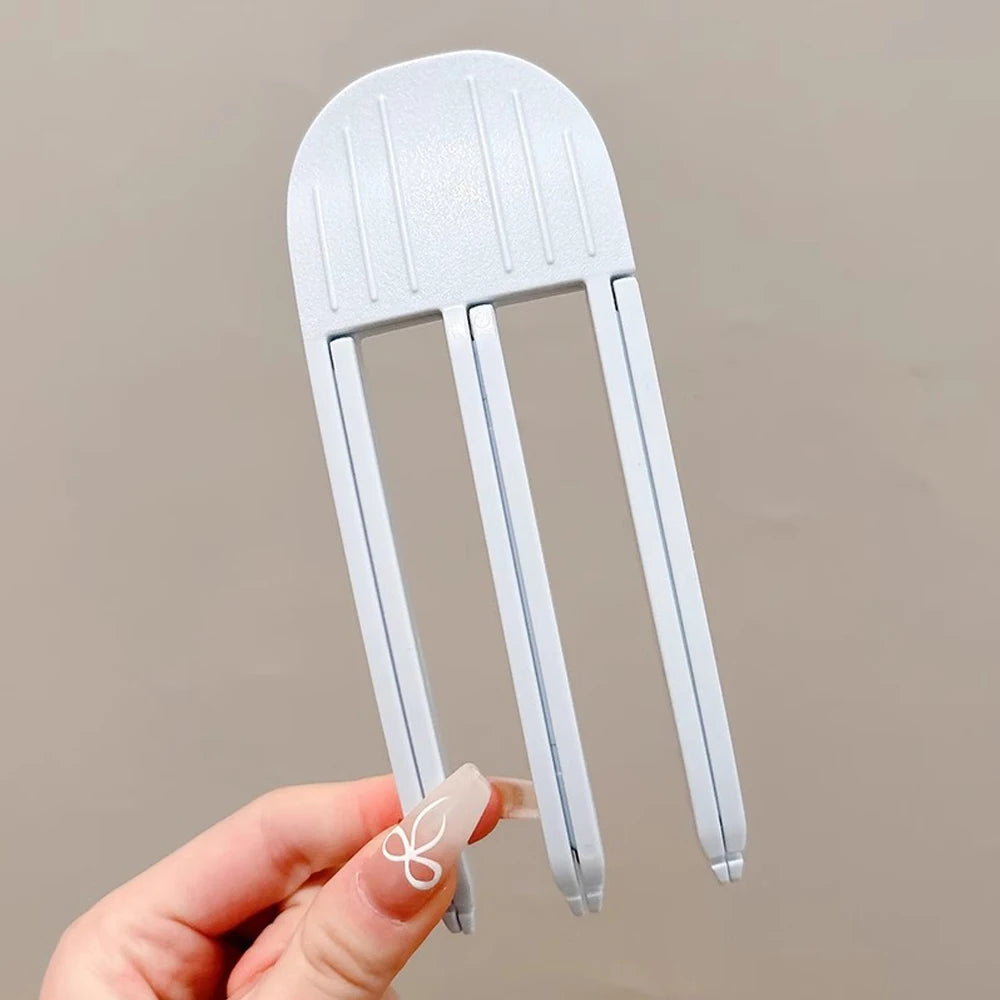 1/2Pcs Simple Fluffy Hair Roots Clips No Heat High Vertex Hair Curler Styling Fluffiness Women Men Volume Wind Sculpting Comb Peaceful Pleasures Health and Wellness Blue S