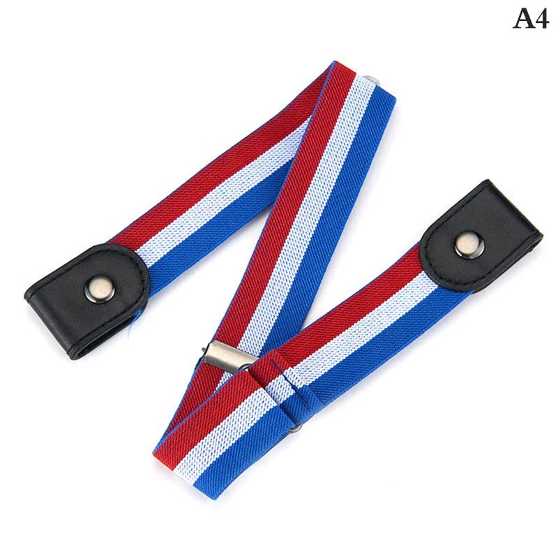 Buckle-Free Elastic Stretch Belt – Invisible Waist Band Unisex