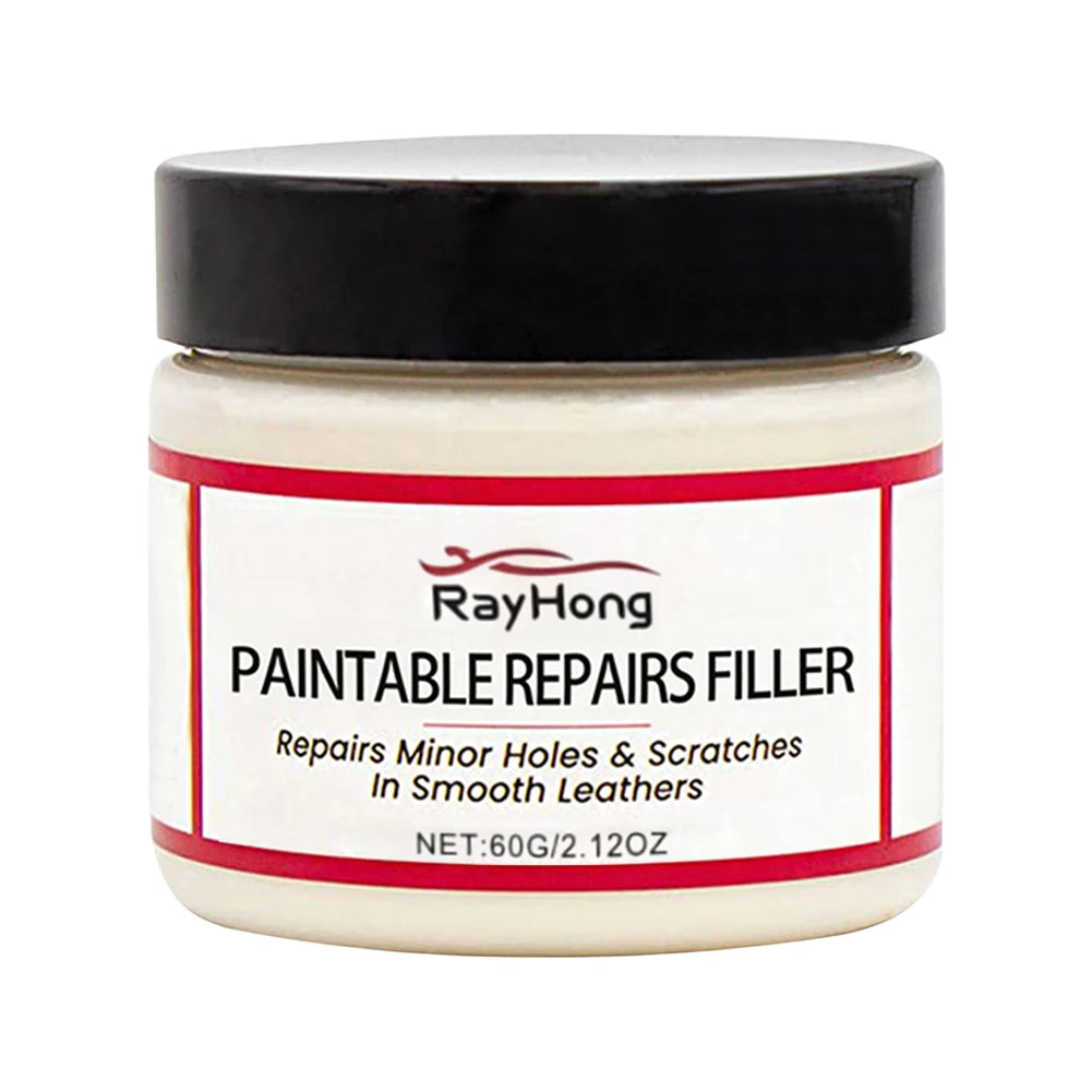 Leather Filler Repair Paste Leather Tears Cracks Scratches Repair Paste for Car Seats Furniture Shoes Refurbishing Hole Filler Peaceful Pleasures Health and Wellness