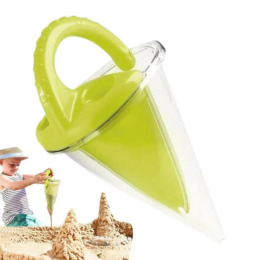 Beach Children Wash Sand Overflow Funnel Outdoor Family SandHopper Creative Beach Pile Sand Spills Out Of A Hand-Held Funnel Peaceful Pleasures Health and Wellness Default Title